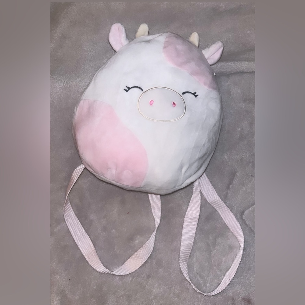 Custom Squishmallow Caedyn the Cow Backpack/bag